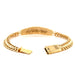 14k Kids Gold Petatillo ID Bracelet with Gold Name Overlay - MyBabyGold